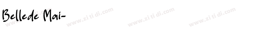 Bellede Mai字体转换